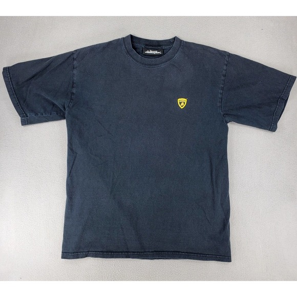 Lamborghini Sz S Shield Men T-Shirt Black Unisex Lambo Short Sleeve Official